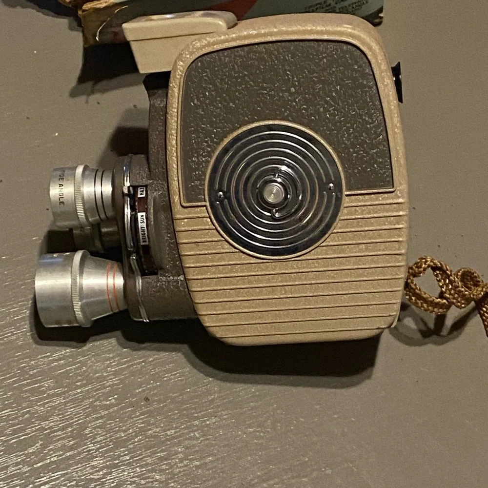 Vintage Keystone K-26X 8mm Movie Camera Triple Turret w/ Box Model X-9